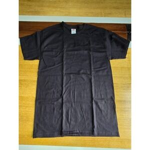 New Hanes Black Short Sleeve T-Shirt – Size Small – Unisex Cotton Tee